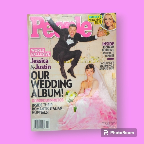 People Magazine November 5 2012 Issue Justin Timberlake Wedding - Picture 1 of 6